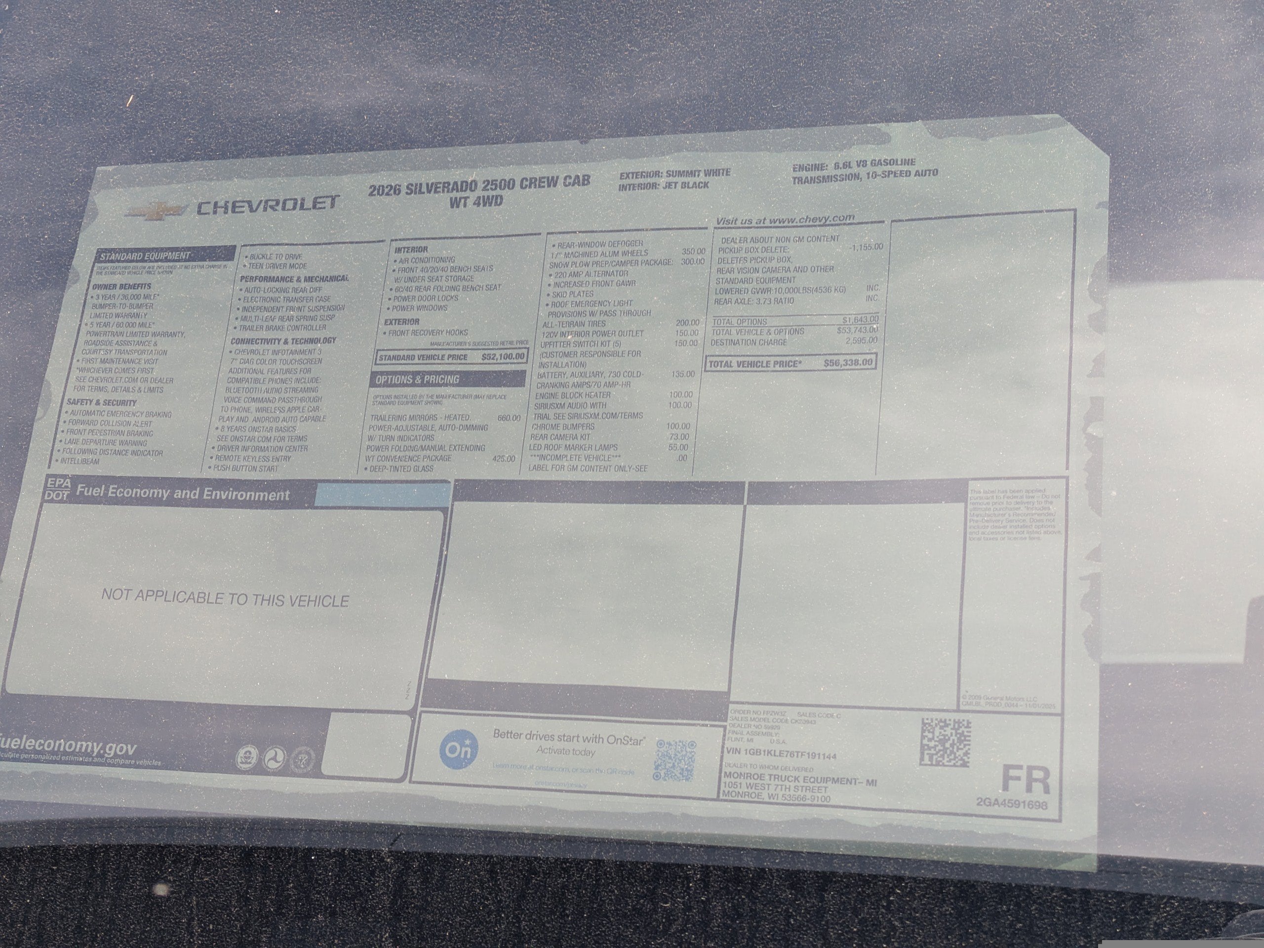 2026 Chevrolet Silverado 2500 HD WT