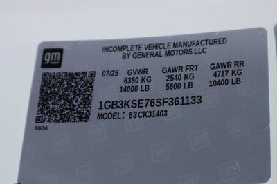 2025 Chevrolet Silverado 3500 HD Chassis Cab Work Truck