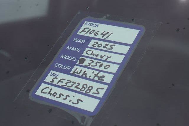 2025 Chevrolet Silverado 3500 HD Chassis Cab Work Truck