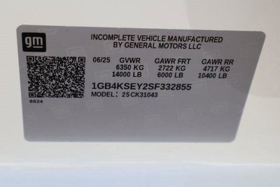 2025 Chevrolet Silverado 3500 HD Chassis Cab Work Truck