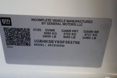 2025 Chevrolet Silverado 3500 HD Chassis Cab Work Truck