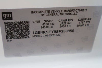 2025 Chevrolet Silverado 3500 HD Chassis Cab Work Truck