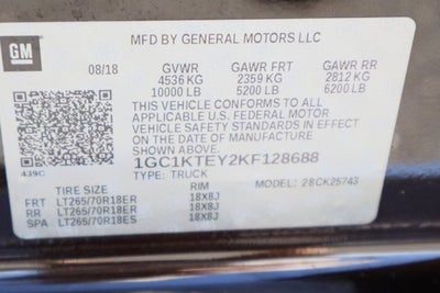 2019 Chevrolet Silverado 2500 HD LTZ