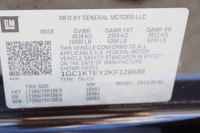 2019 Chevrolet Silverado 2500 HD LTZ