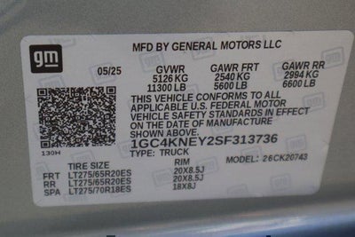 2025 Chevrolet Silverado 2500 HD LT