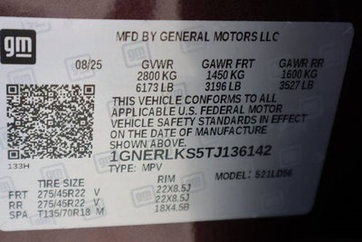 2026 Chevrolet Traverse RS