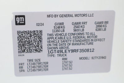 2024 GMC Sierra 2500 HD Pro