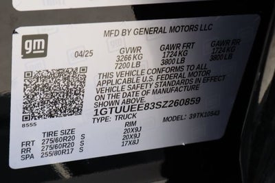 2025 GMC Sierra 1500 AT4