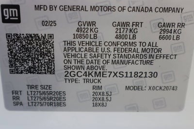 2025 Chevrolet Silverado 2500 HD Custom