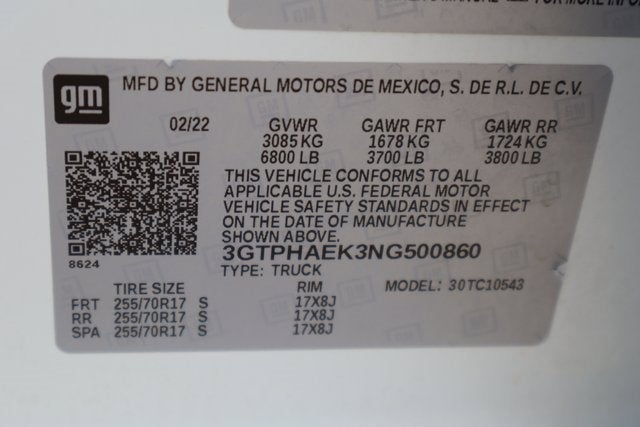 2022 GMC Sierra 1500 Pro