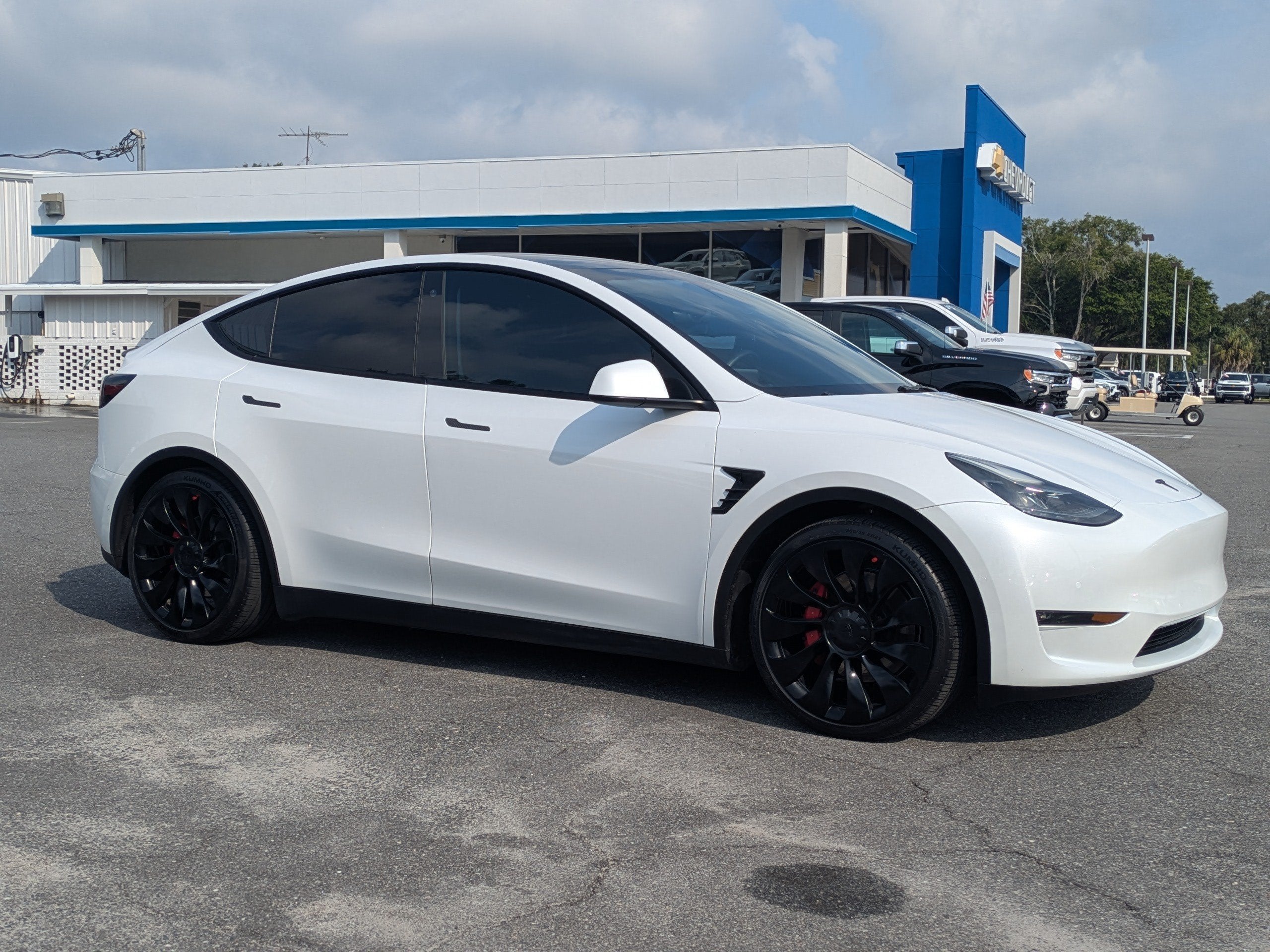 Used 2022 Tesla Model Y Performance with VIN 7SAYGDEF2NF456256 for sale in Chiefland, FL